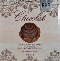 Servietten Chocolat 20 StüCk 3-Lagig 1/4-Falz 33X33 Cm Von Ppd