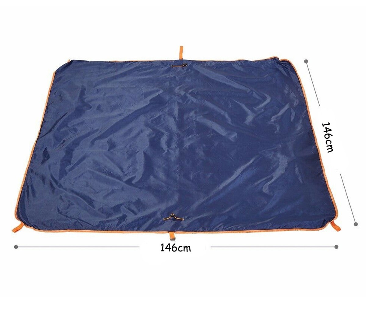 Tappetino Isolante Per Tenda Da Campeggio In Alluminio – Telone Termico Pieghevole 195x180 Cm, Impermeabile Per Escursioni E Picnic
