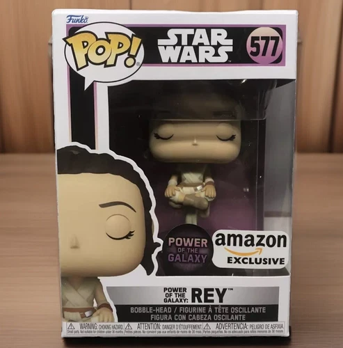 Funko Pop! Star Wars Rey #577 Power Of The Galaxy Amazon Exclusive NIB