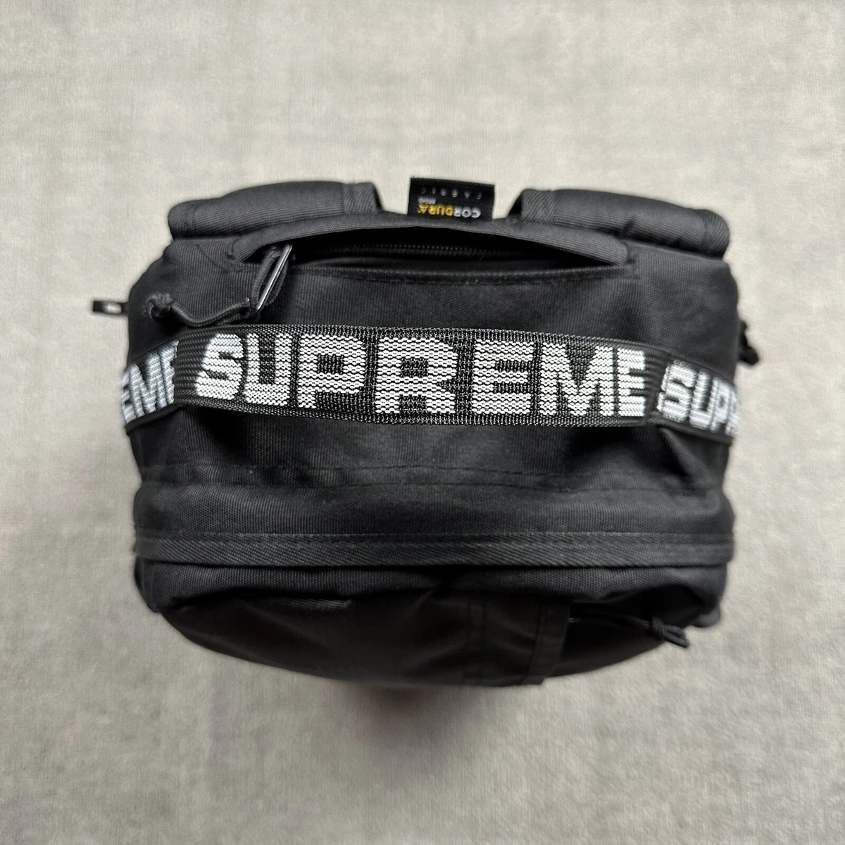 Supreme Backpack Black SS18 Bogo Cordura Used eBay