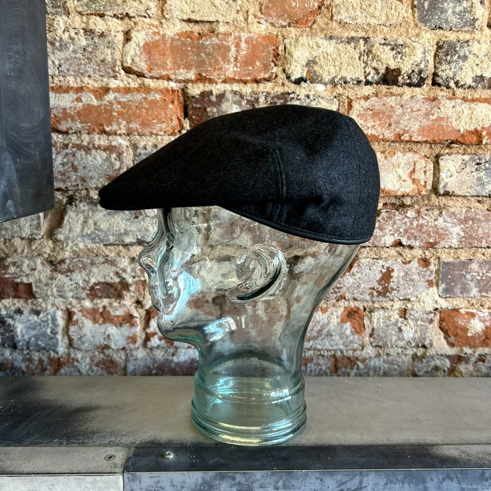 Gorra plana Hermès mezcla cachemir talla 58 - carbón Foto 3 de 4