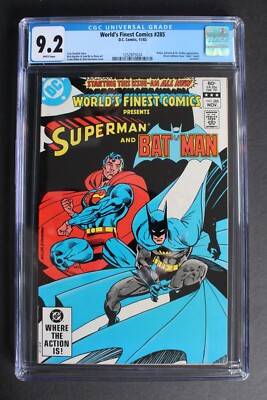 WORLD'S FINEST COMICS #285 1st BATMAN cover by FRANK MILLER 1982