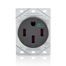 50 Amp EV Charging Outlet, Heavy Duty Receptacle for Electric Vehicles, 1450R
