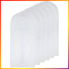 Durchsichtiger Kleidersack 60x140 cm, 6 Stück, atmungsaktiv, Mottenfest