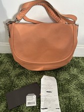 Women’s Mulberry Effie Apricot Spongy Pebbled Leather Satchel & Receipt VGC