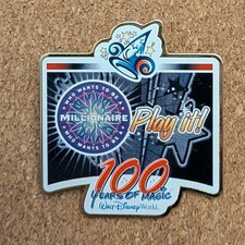 Prendedor Disney Quién quiere ser millonario 100 años de magia WDW 2001