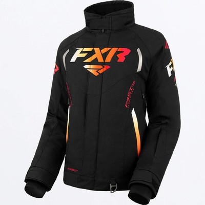 FXR Racing Women's Black/Sunrise Team FX Jacket 220240-1035-12