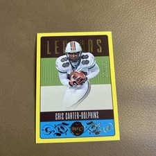 2023 Panini Legacy Legends Yellow #108 Cris Carter /150  Miami Dolphins HOF