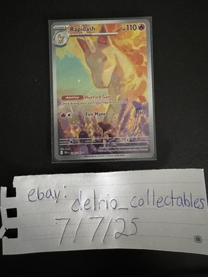 Rapidash 189/182 FULL ART Sv10: Destined Rivals Holo PACK FRESH (NM-Mint)