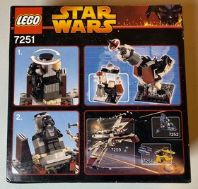 LEGO STAR WARS 7251 Darth Vader Transformation NEW SEALED 2005 Episode III Rare