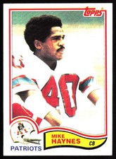 1982 Topps #153 Mike Haynes