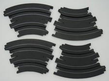 AURORA TOMY AFX 6" 1/8 CURVE TRACKS  4 PC MINT-NEW  WORKS W/ RACEMASTERS, AW