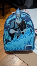 LOUNGEFLY DISNEY HADES BLUE FLAME MINI BACKPACK ~ WITH TAGS~ BRAND NEW~