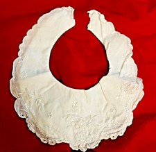 VTG Infant Child Broderie Anglaise Detachable Collar Dainty Embroidered Eyelet