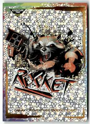 Marvel Finding Unicorn Guardians of the Galaxy 2024 No. CA39 Rocket Doodle Card