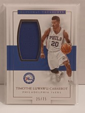 2016-17 National Treasures Rookie-Jersey Timothe Luwawu-Cabarrot 25/75 76ers