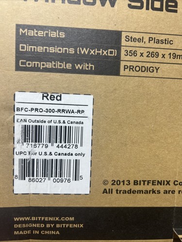 BitFenix Prodigy window side panel for computer case - Picture 9 of 10