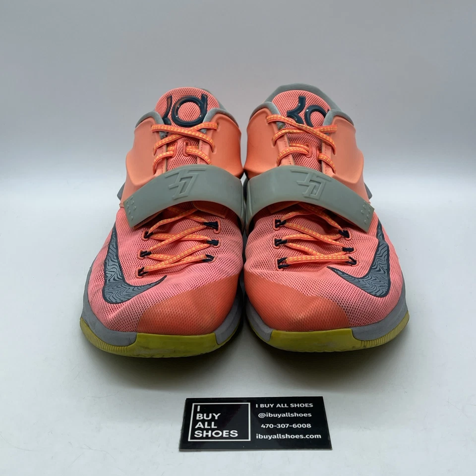 Nike KD 7 яркие манго серые замшевые размер 15 (669942-800) - Изображение 2 из 4