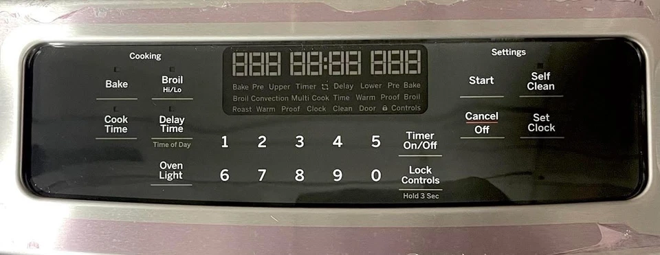 JD630STSS NUEVO GE 30" DROP-IN GlassTop Cocina Eléctrica Negro con Acero Inoxidable Foto 3 de 4