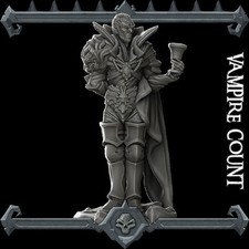 VAMPIRE COUNT - Miniature Model | All Sizes | Dungeons and Dragons | Dracula | H