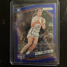 2025 Panini Prizm WNBA Sonia Citron Blue Velocity Prizm Rookie Card (RC) #122