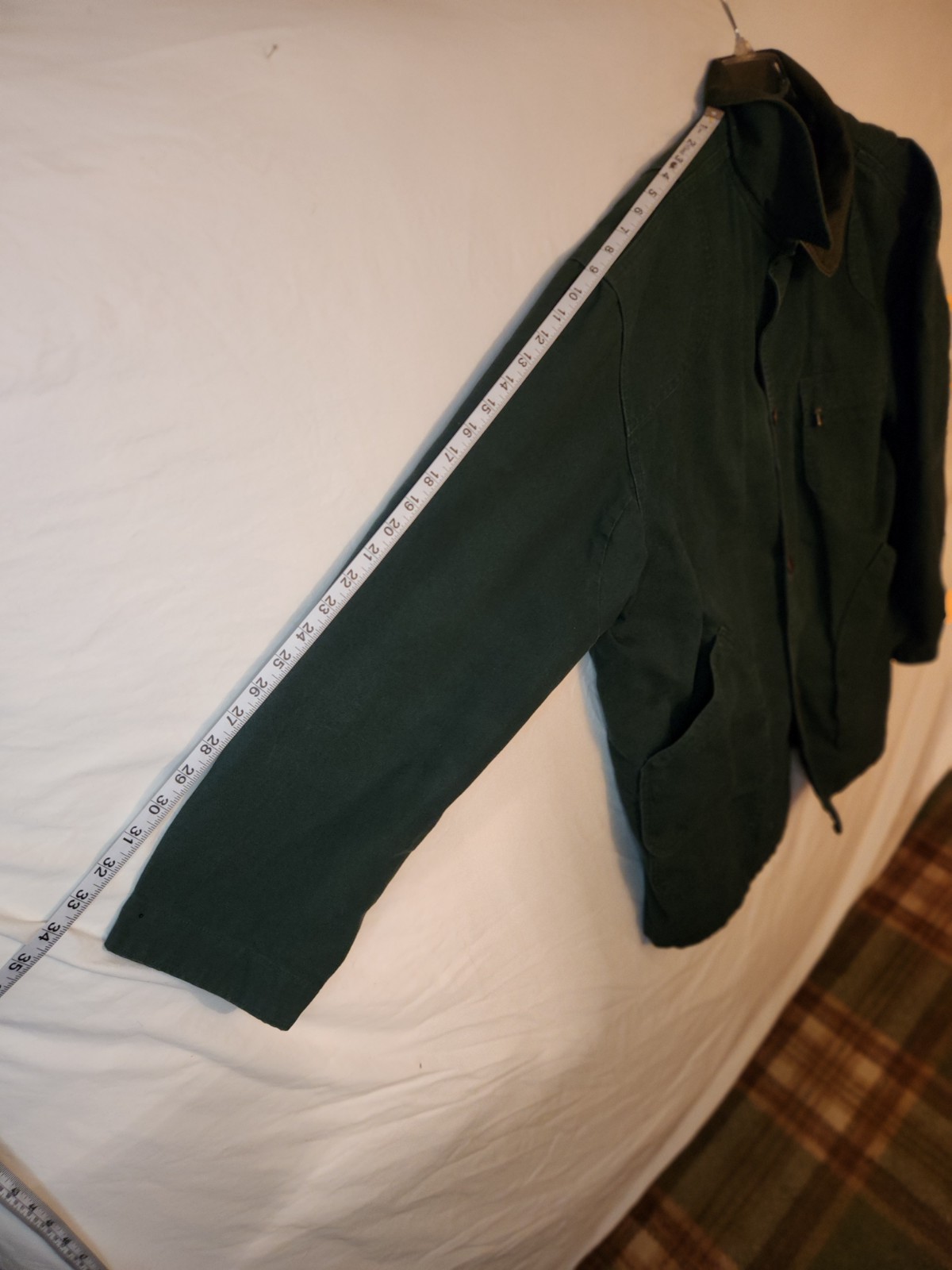 Vtg LL Bean Wool Blanket Lined Chore Coat Barn Work Jacket Mens XL Tall Button image 4