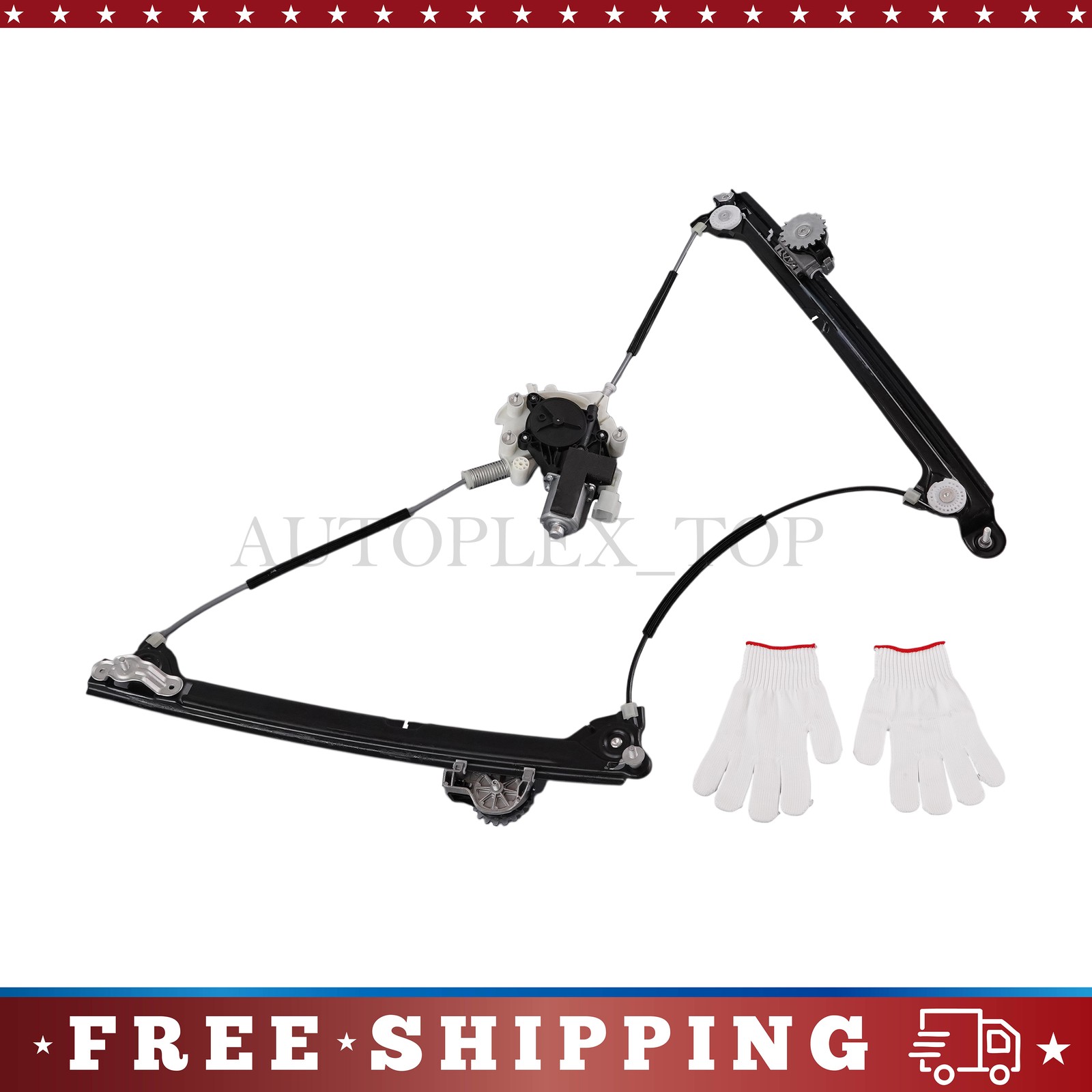 Fits 2017-2024 Maserati Levante Front Left Window Regulator With Motor US
