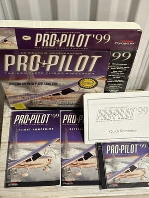 Pro Pilot Complete Flight Simulator CD-ROM PC Computer Game Dynamix