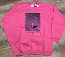 MARCO ISLAND FLORIDA SWEATSHIRT WOMENS size L by Gilden rich pink color-nice 