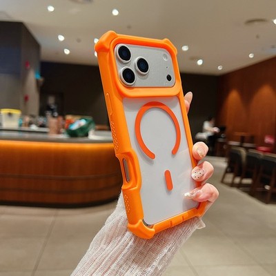 For iPhone 16 17 Pro Max 15 14 13 Shockproof Rugged Case Clear Back Cover