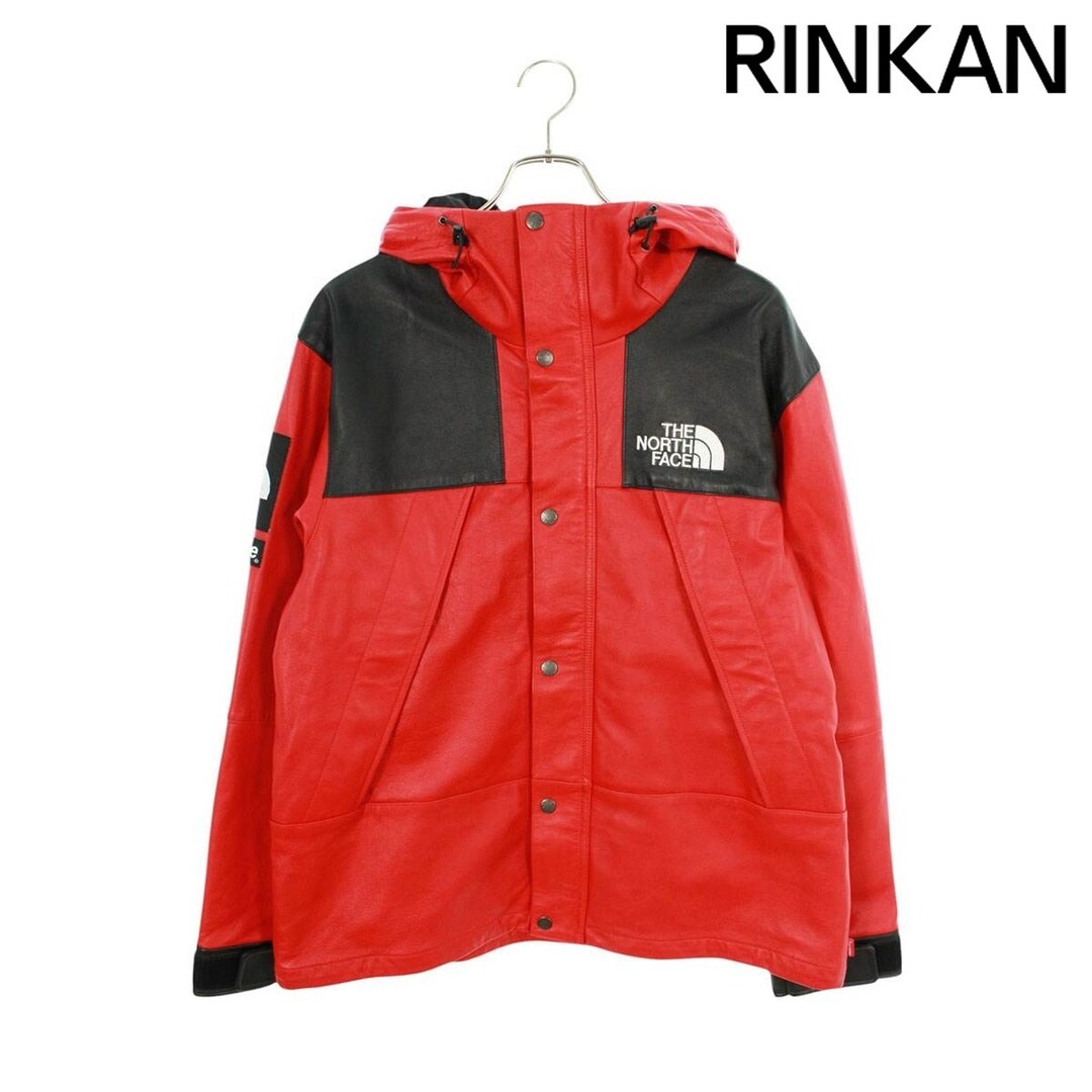 Supreme X The North Face 18aw Leather Mountain Parka Jacket Men M Used f8b43ed00