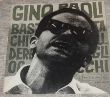 1963 GINO PAOLI - BASTA CHIUDERE GLI OCCHI - LP 12" VINILE 33 - RCA ITALIANA