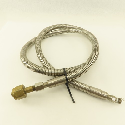 #ad Stainless CGA 580 Compressed Gas Male x 1 4quot;Inverted Flare Gas Supply Line 74quot; $81.59