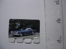 FACEL VEGA Automobile COOP 28 Canvas Metal Plate 1960s
