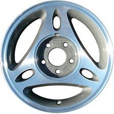 Wheel 15 5x114.3 Aluminum Gray Machined Fits 1997-1998 Ford Mustang