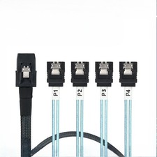 SAS to SATA data cable 1/4 SATA hard drive connection cable 8087 to SATA cable