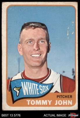 1965 Topps #208 Tommy John White Sox 1.5 - FAIR