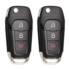 Keyless Entry Remote Control Flip Key Fob Replacement Fits for Ford F