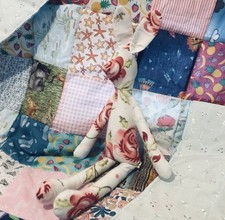 Easter Bunny~Emma Bridgewater Cotton Fabric~Rose and Bee~17” Tall/43cms