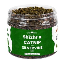 Shizhoo Catnip Silver Vine Blend for Cats  Kittens, Non-Toxic Freshly Dried