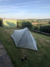 Trekker Tent Stealth 1 DCF - Ultra Light 1 Man Trekking Pole Tent 477g - DAMAGED