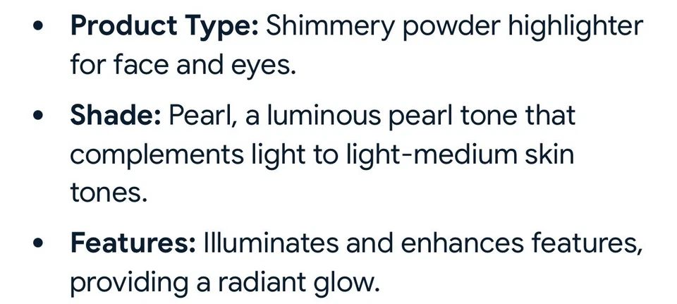 Beauty Essentials Pearl Highlighter 0.08 Oz, Set Of 2 - Image 3 of 3