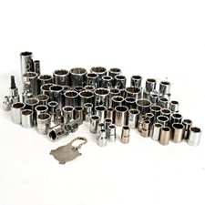 Lot Of Craftsman Mixed Socket Lot Of 60 Sockets In Total