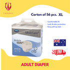 MoliCare Mobile XL Adult Diaper disposable incontinence pk of 14pcs CTN of 56