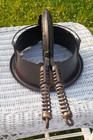 Griswold SLANT LOGO Cast Iron Waffle Maker Patd. Dec. 1, 1908 No. 7 High Base — photo 2