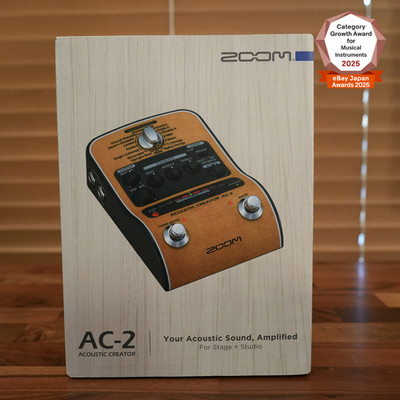 Zoom AC-2 Acoustic Creator Preamp & DI Pedal Acoustic Remodeling 16Source AC2