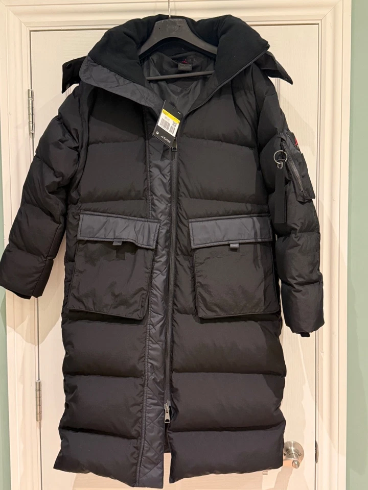 Nike Jordan Down Fill Winter Padded Jacket Long Black - Women S see - Image 2 of 4