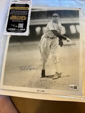 Ted Lyons Autographed Signed - 8x10 Photo B&W - COA JSA - CH28131