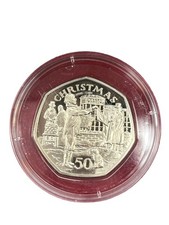 1992 News Of Christmas 50 Pence Coin