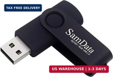 SamData USB Flash Drive 8GB 1 Pack USB 2.0 Thumb Drive Swivel Memory Stick Data